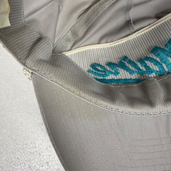 Vintage Maine Snapback Hat Gray Blue Embroidered Adjustable 80's Trucker - Picture 5 of 8